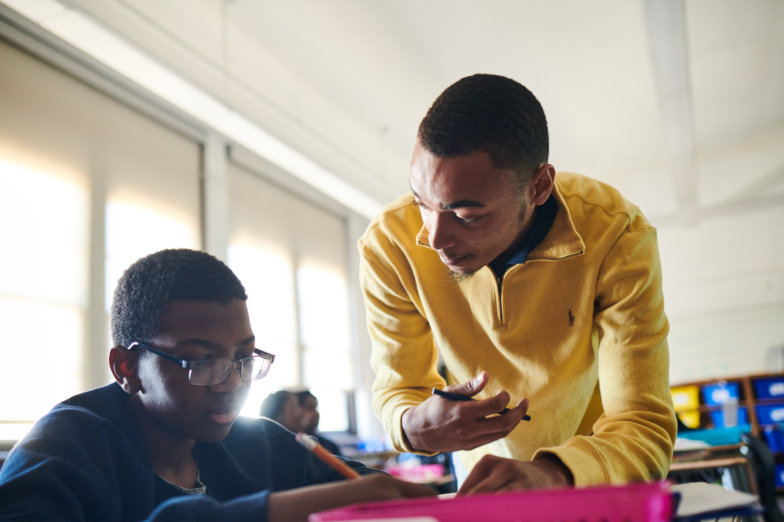 Photo shoot by Ethan Pines for KIPP New Jersey schools. Pictured: 18th Avenue Campus, Newark, NJ, 11/13/2023. Copyright © 2023 Ethan Pines.